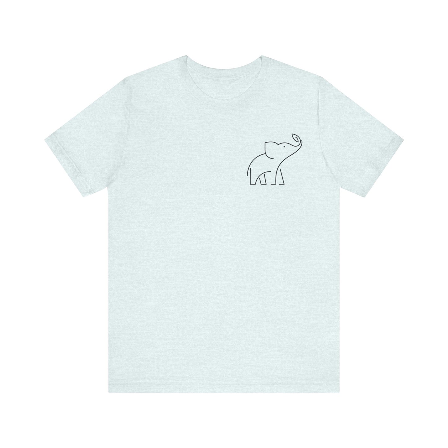 Elephant Print Men & Women T-Shirt