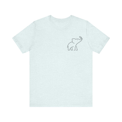 Elephant Print Men & Women T-Shirt
