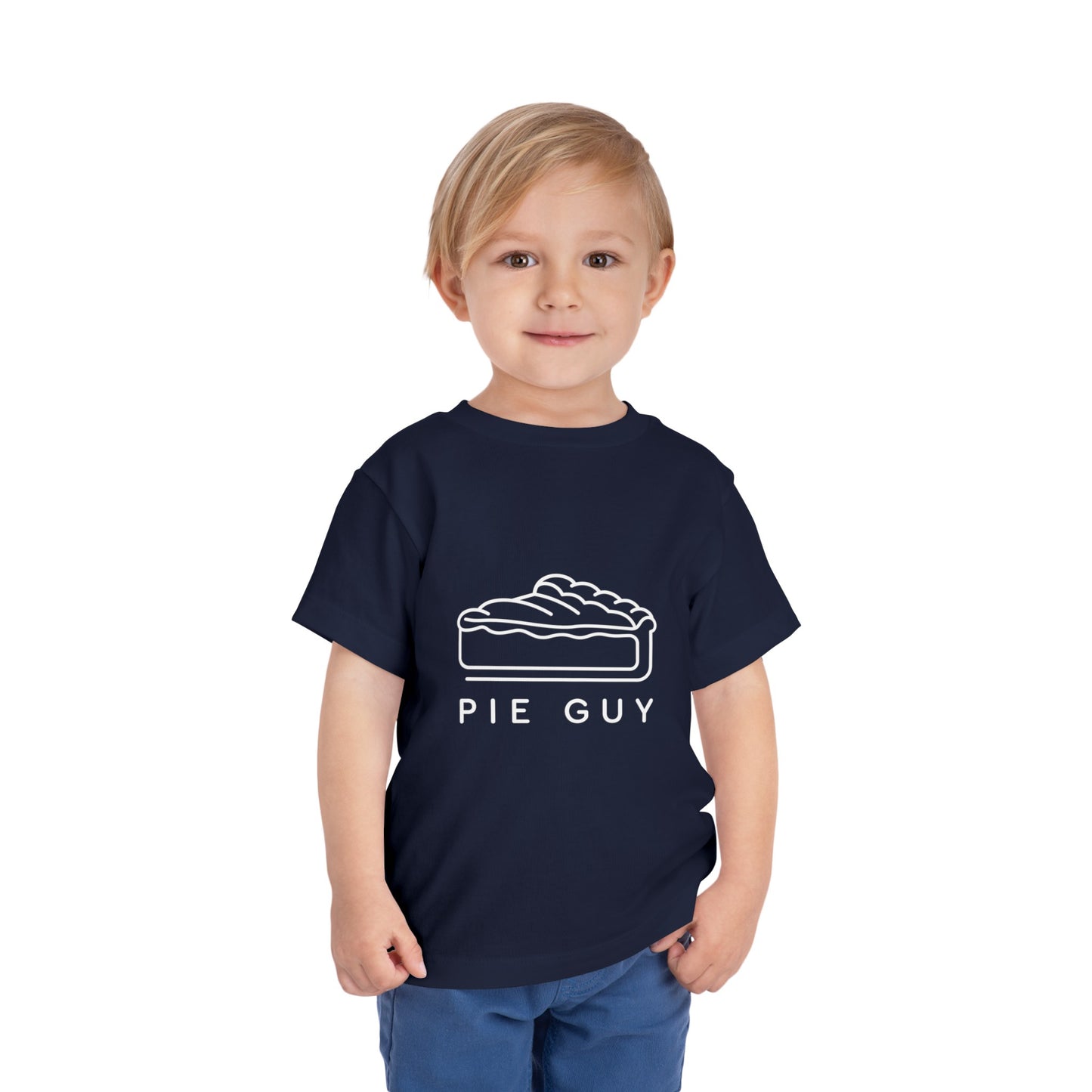 Pie Guy Print Toddlers T-Shirt