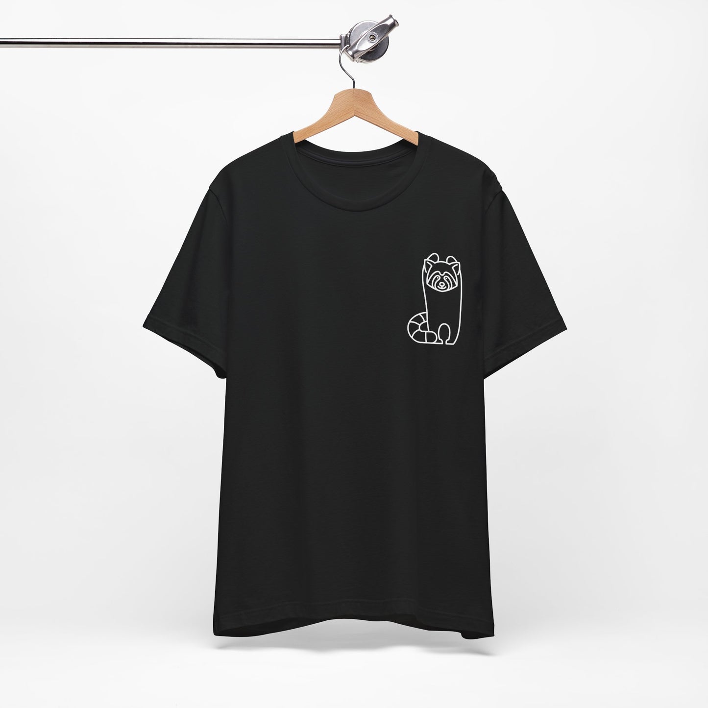 Standing Red Panda Print Men & Women T-Shirt