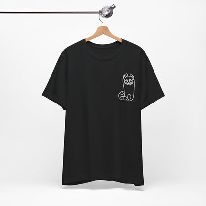 Standing Red Panda Print Men & Women T-Shirt