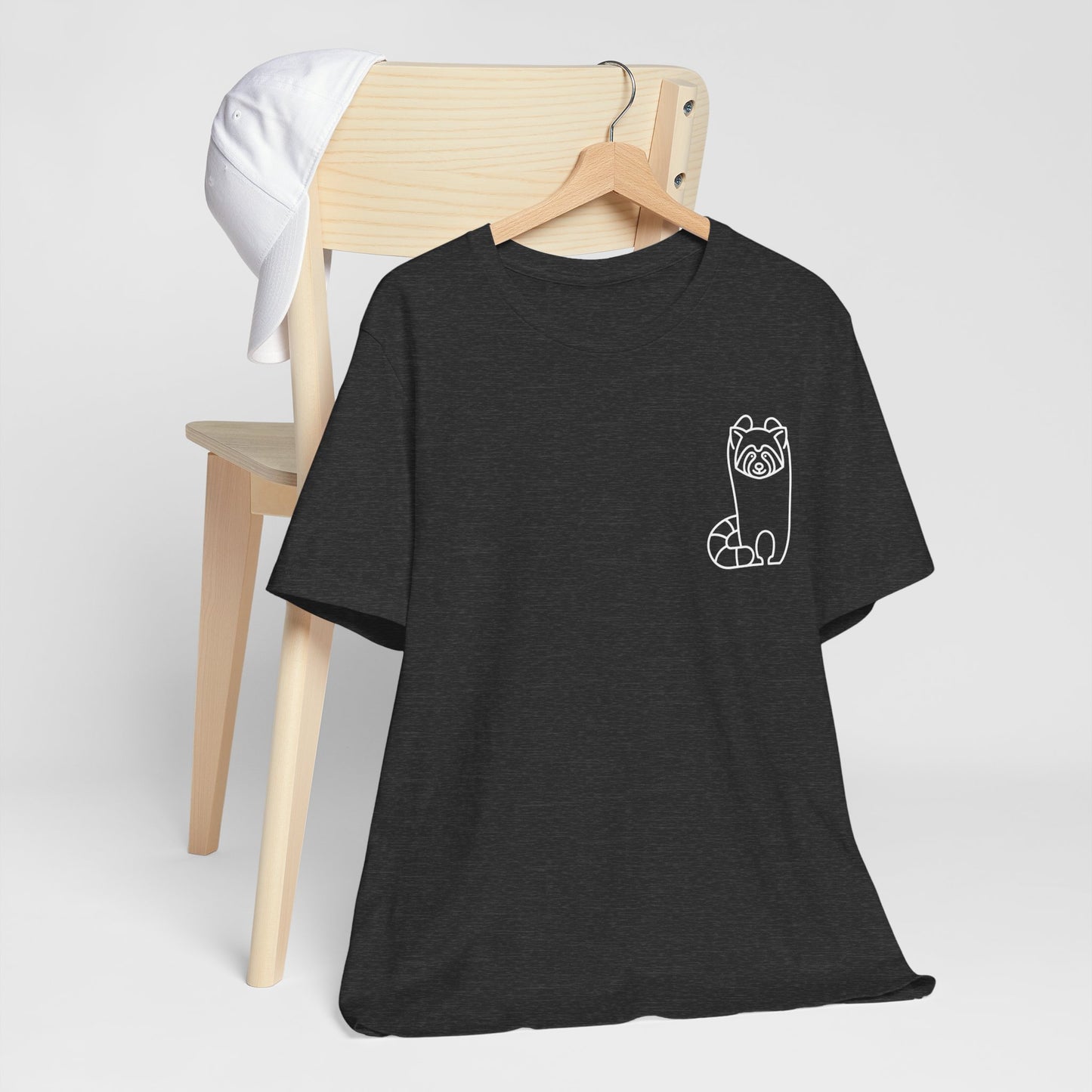 Standing Red Panda Print Men & Women T-Shirt
