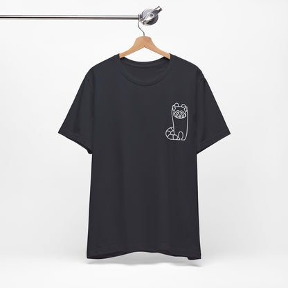 Standing Red Panda Print Men & Women T-Shirt