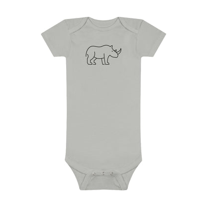Rhino Print Baby Onesies
