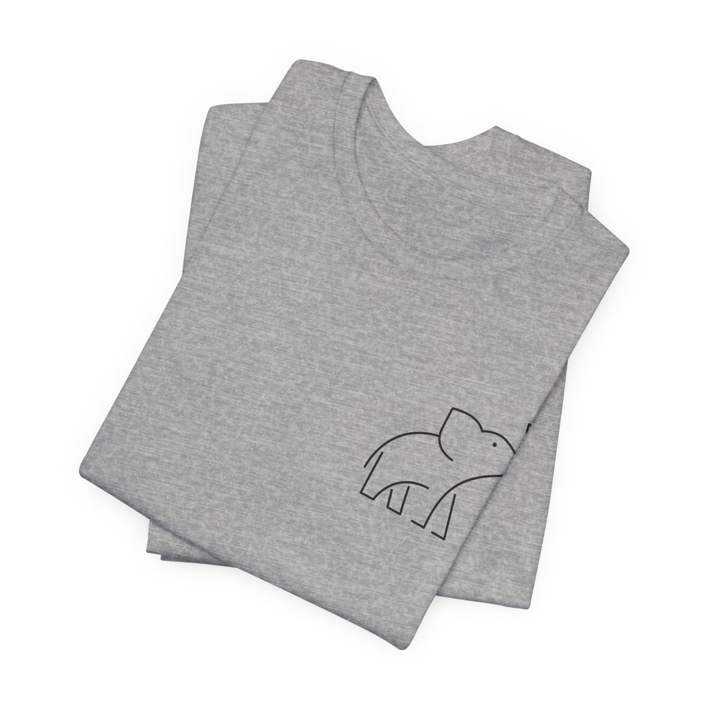 Elephant Print Men & Women T-Shirt
