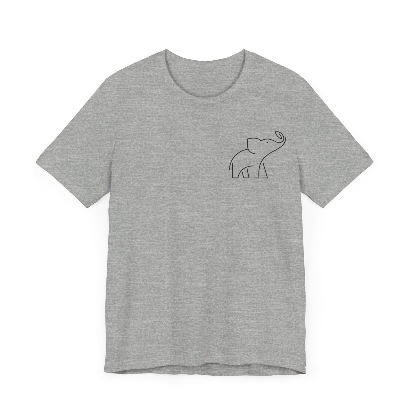 Elephant Print Men & Women T-Shirt