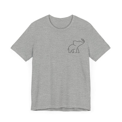 Elephant Print Men & Women T-Shirt