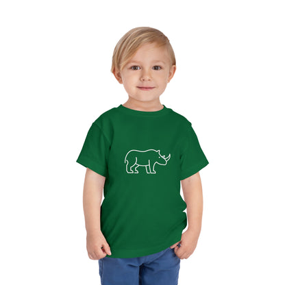 Rhino Print Toddlers T-Shirt