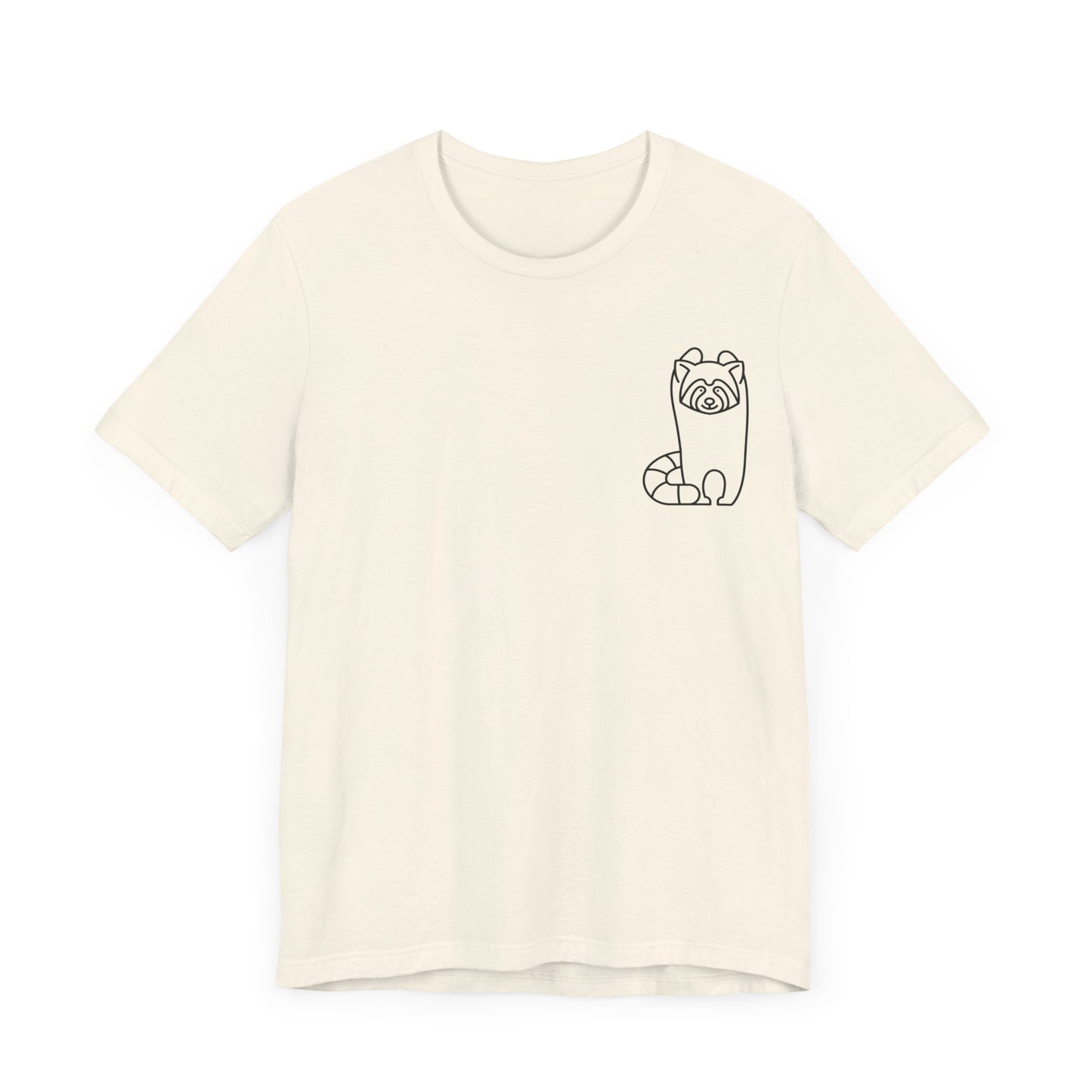 Standing Red Panda Print Men & Women T-Shirt