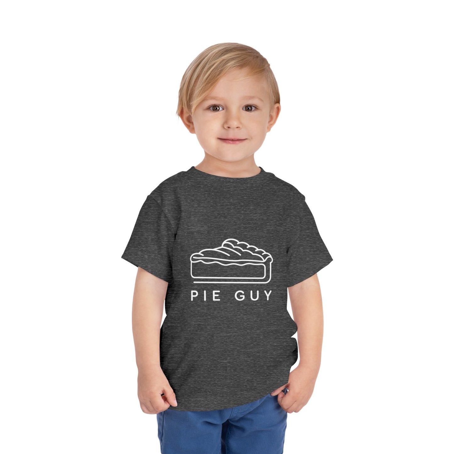 Pie Guy Print Toddlers T-Shirt