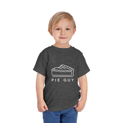 Pie Guy Print Toddlers T-Shirt