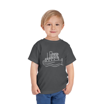 Tug Boat Print Kids T-Shirt