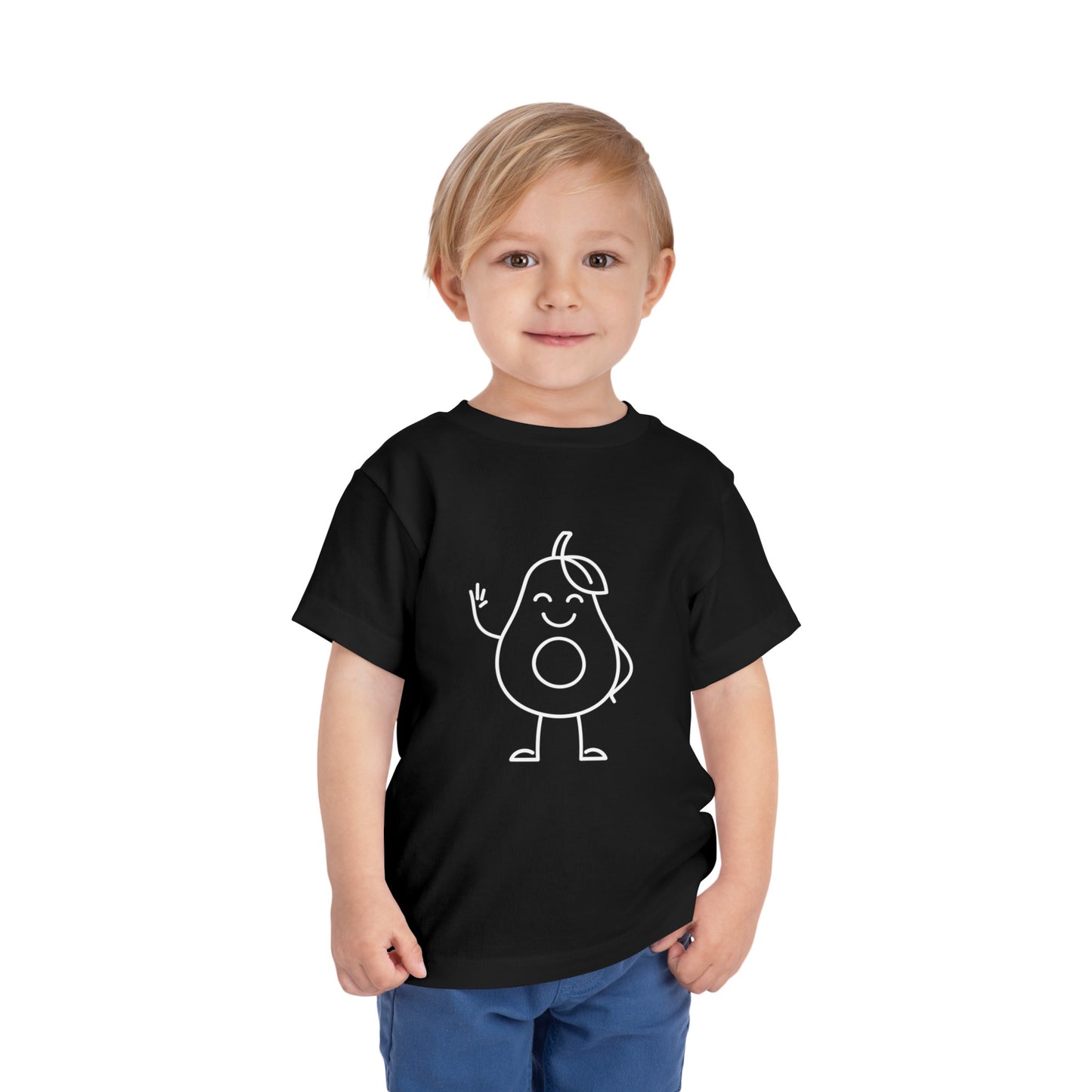 Happy Avocado Print Toddlers T-Shirt