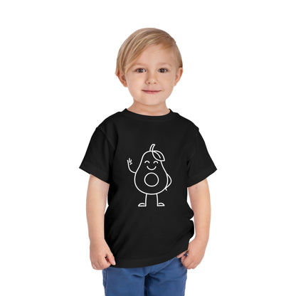 Happy Avocado Print Toddlers T-Shirt