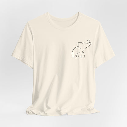 Elephant Print Men & Women T-Shirt