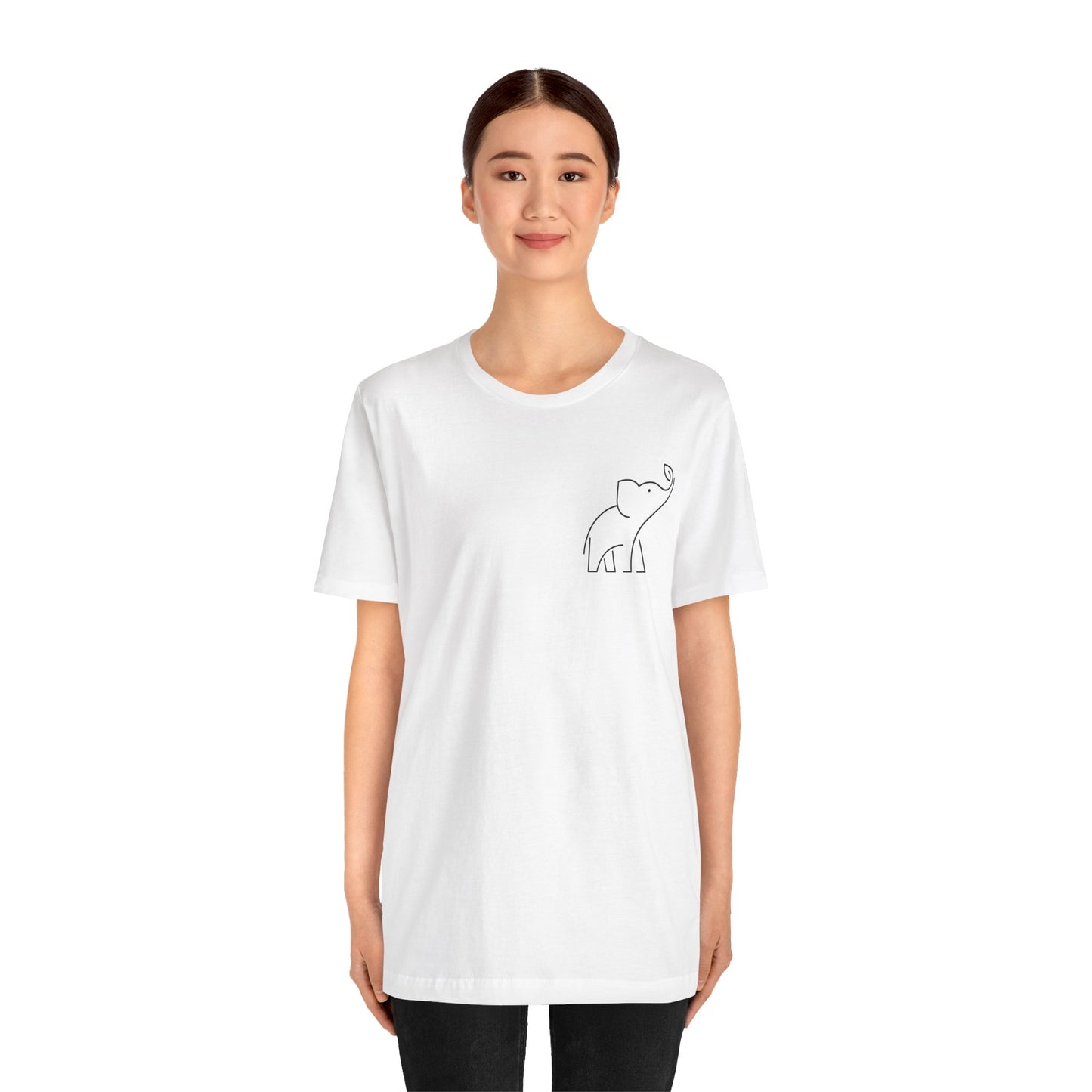 Elephant Print Men & Women T-Shirt