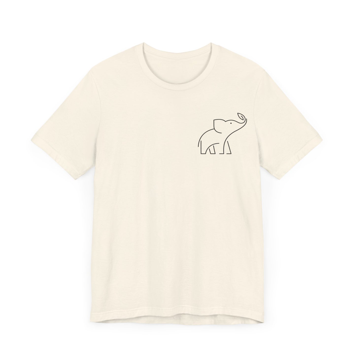 Elephant Print Men & Women T-Shirt