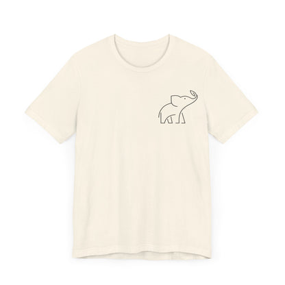 Elephant Print Men & Women T-Shirt