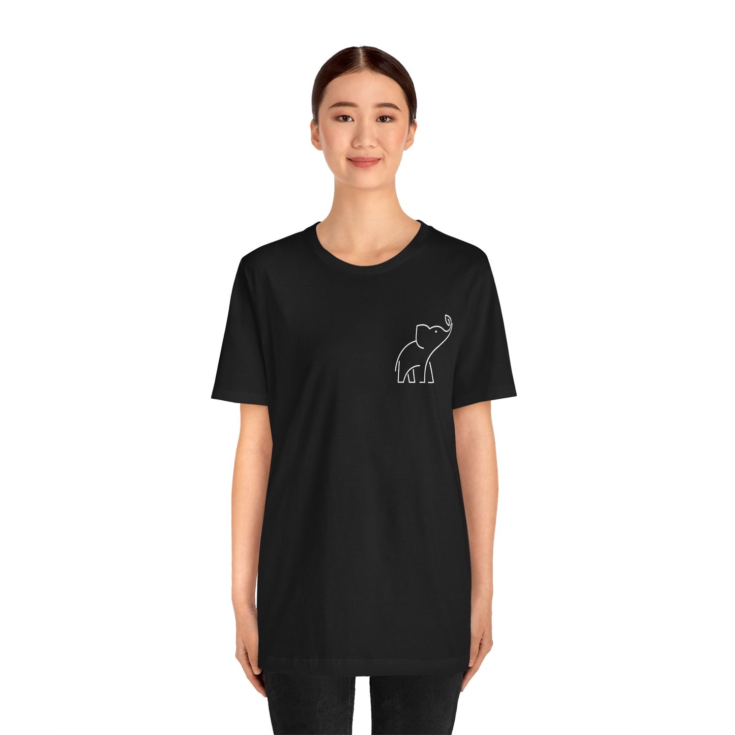 Elephant Print Men & Women T-Shirt