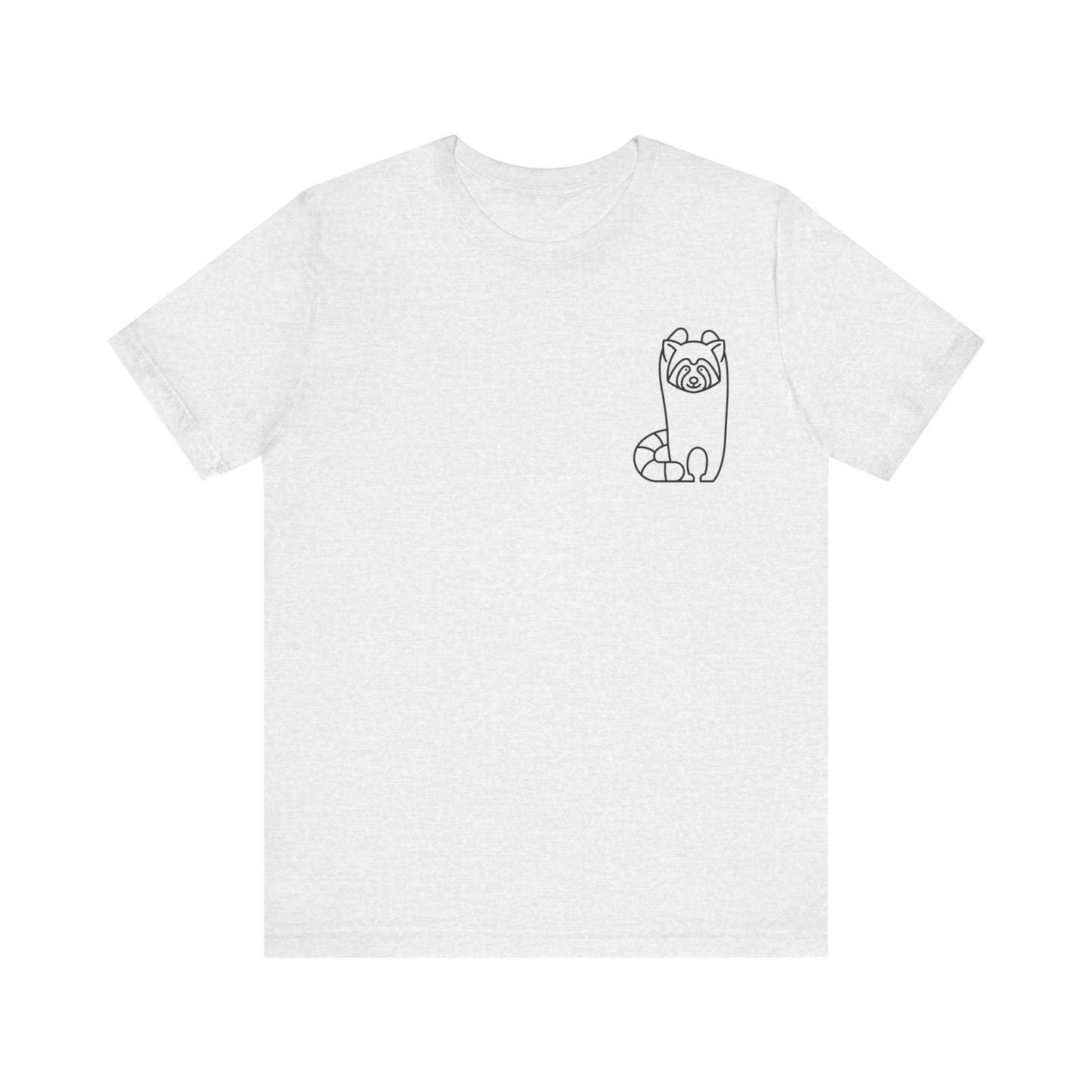 Standing Red Panda Print Men & Women T-Shirt