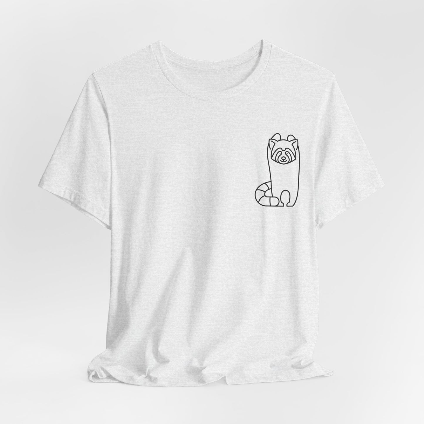 Standing Red Panda Print Men & Women T-Shirt