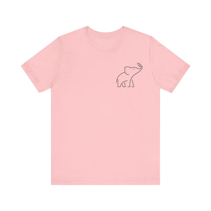 Elephant Print Men & Women T-Shirt