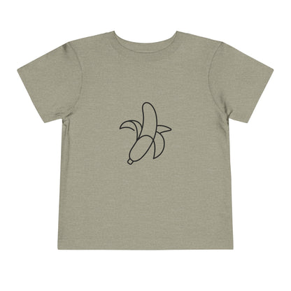 Peeled Banana Print Toddlers T-Shirt