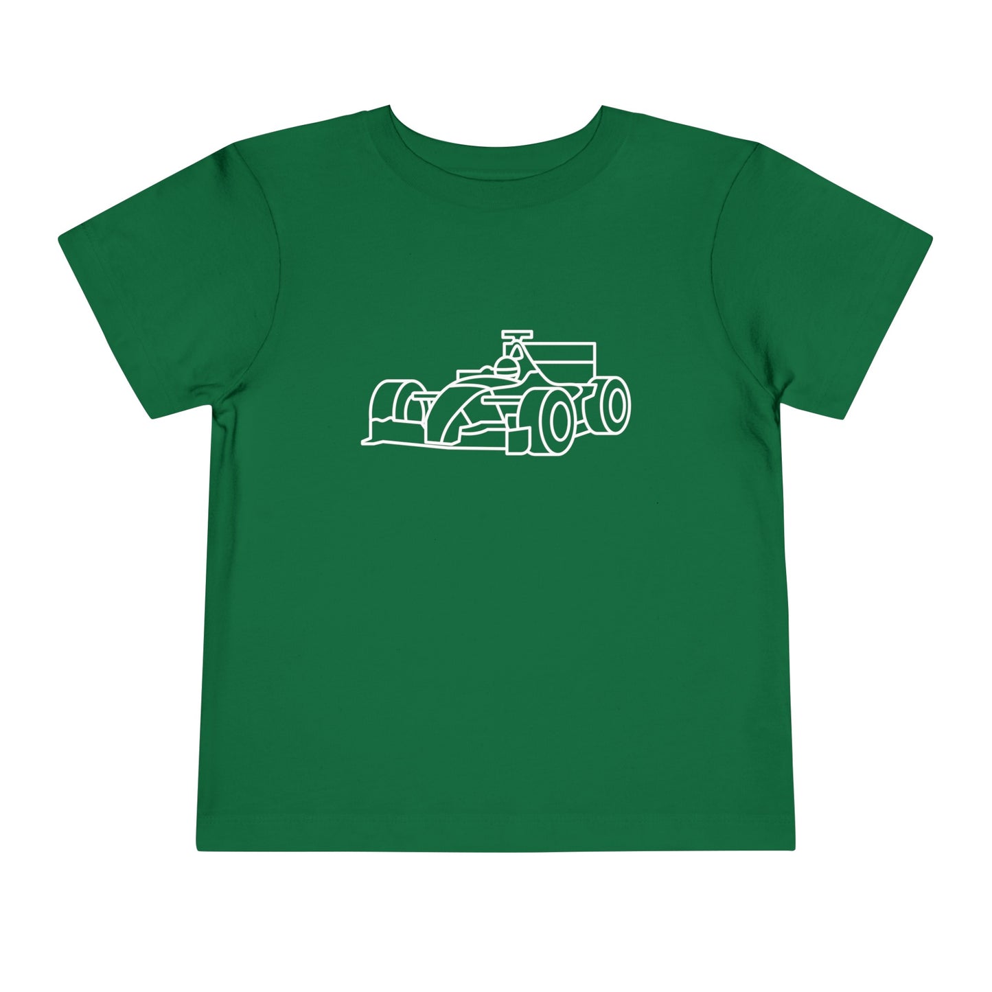 Zooming Race Car Print Kids T-Shirt
