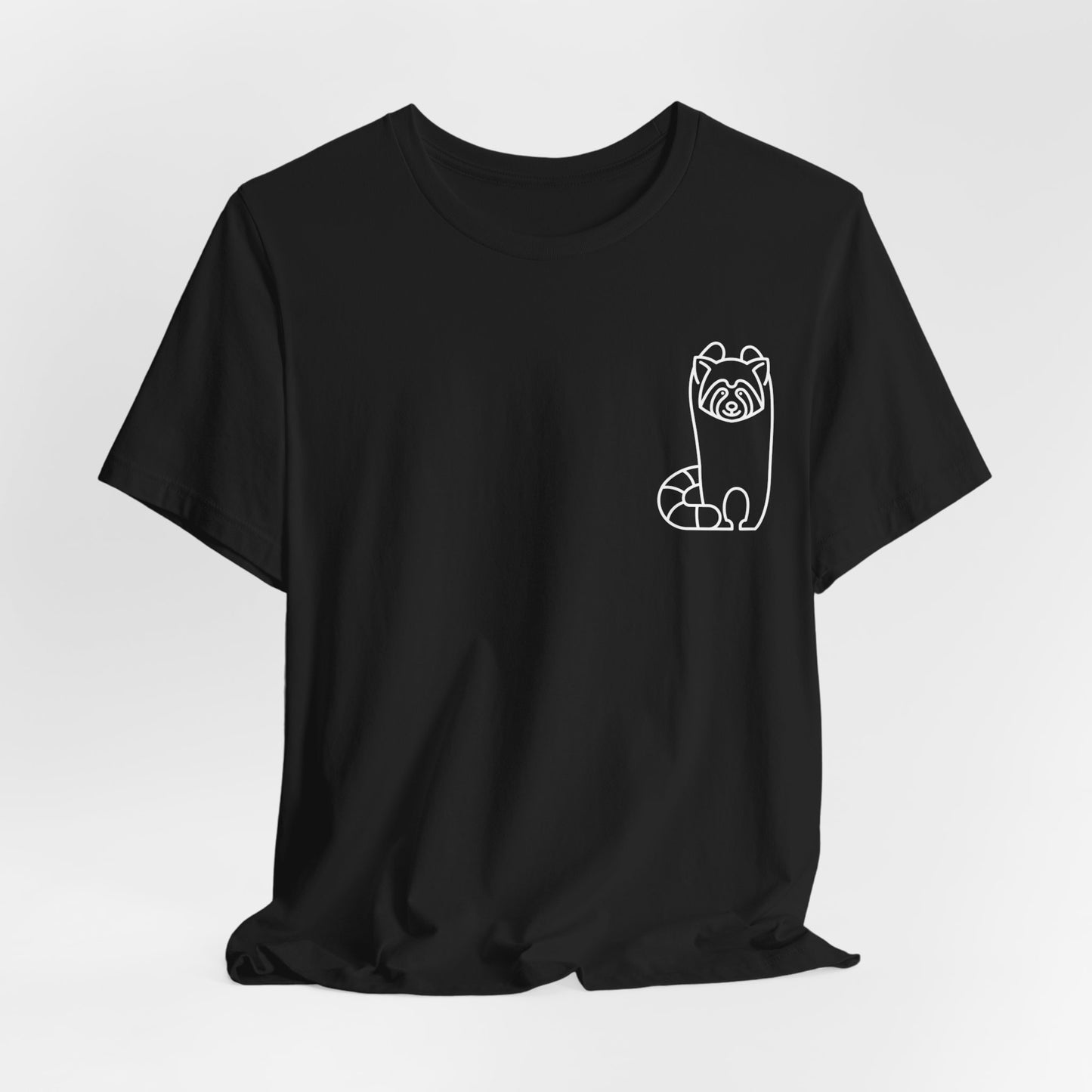Standing Red Panda Print Men & Women T-Shirt