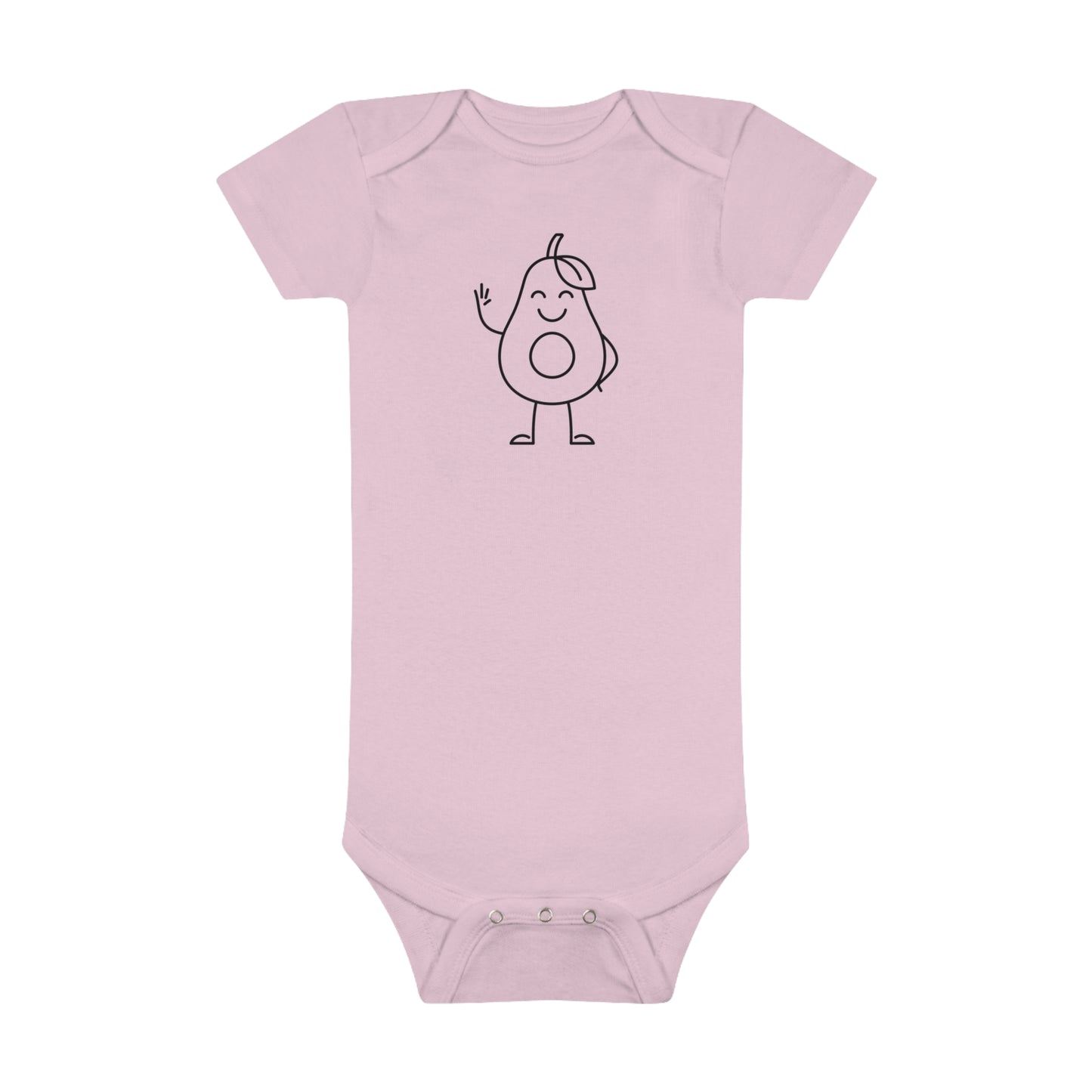 Happy Avocado Print Baby Onesies
