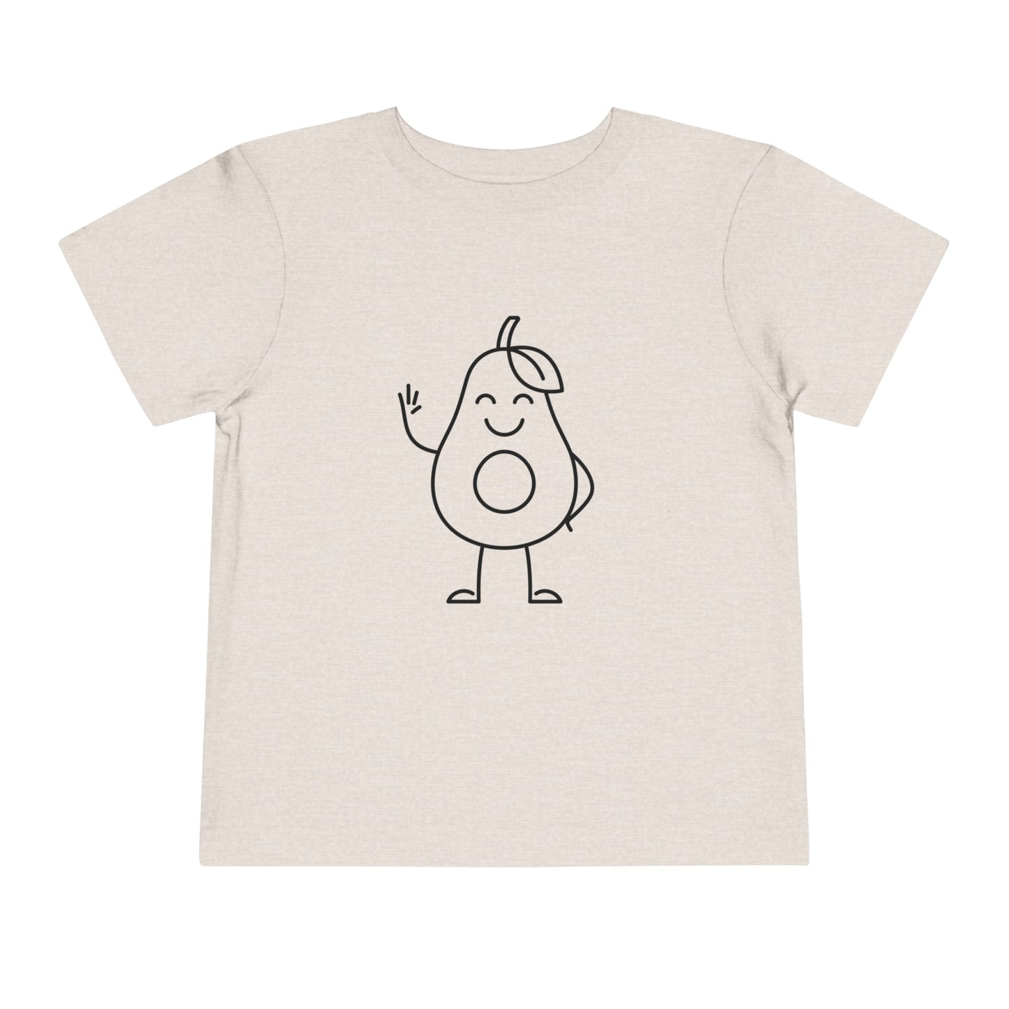 Happy Avocado Print Toddlers T-Shirt