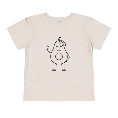 Happy Avocado Print Toddlers T-Shirt