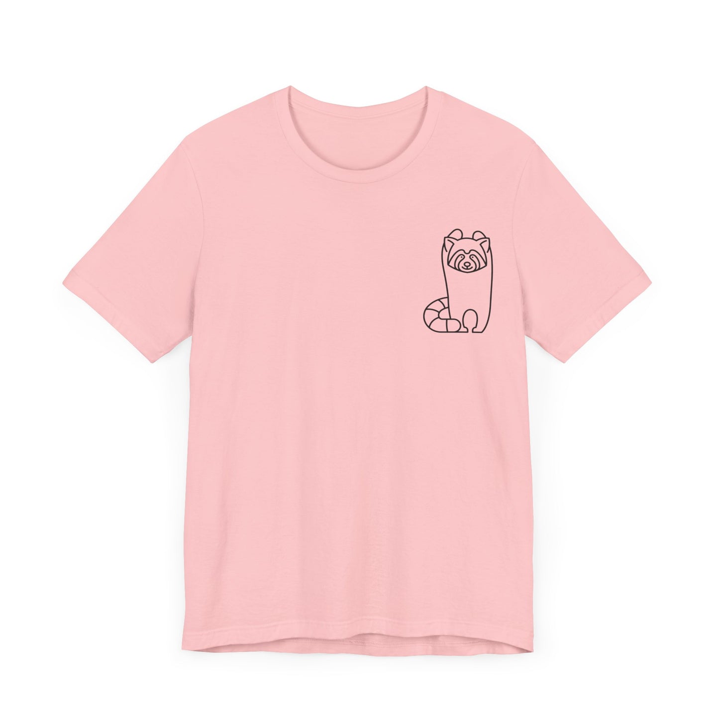 Standing Red Panda Print Men & Women T-Shirt
