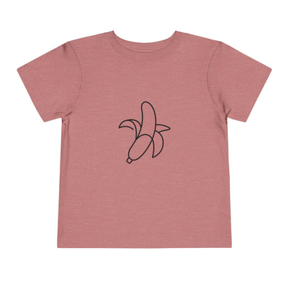 Peeled Banana Print Toddlers T-Shirt