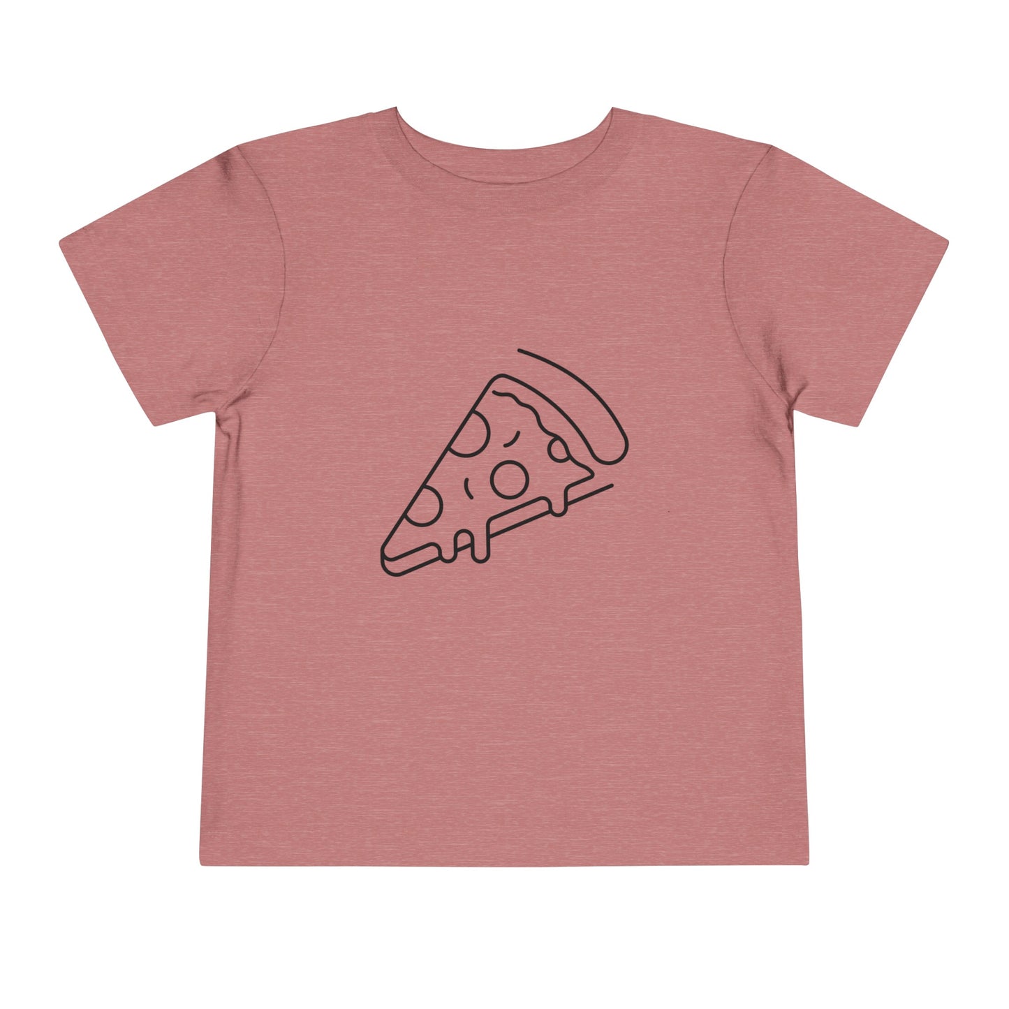 Cheesy Pizza Print Toddlers T-Shirt