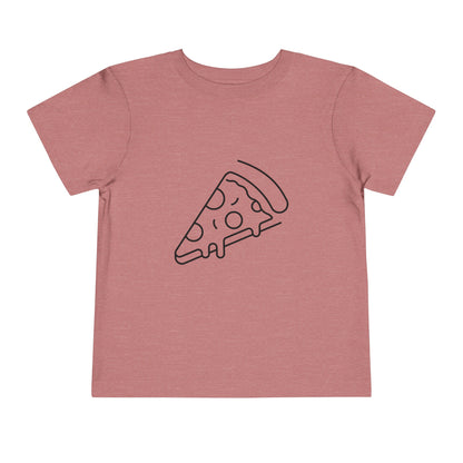 Cheesy Pizza Print Toddlers T-Shirt