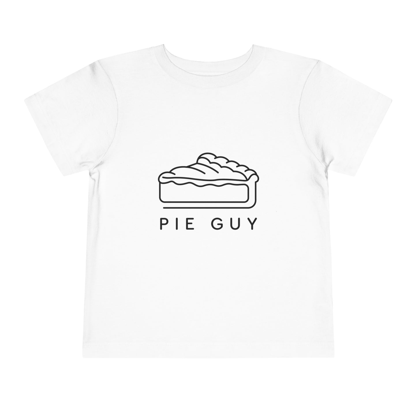 Pie Guy Print Toddlers T-Shirt