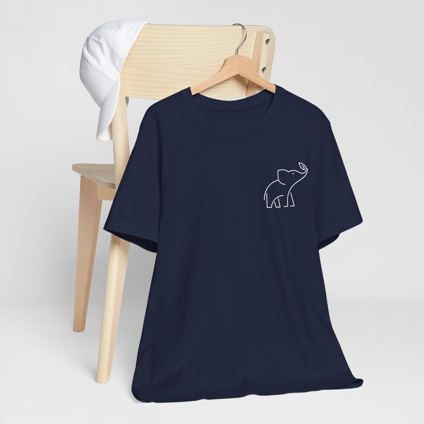 Elephant Print Men & Women T-Shirt