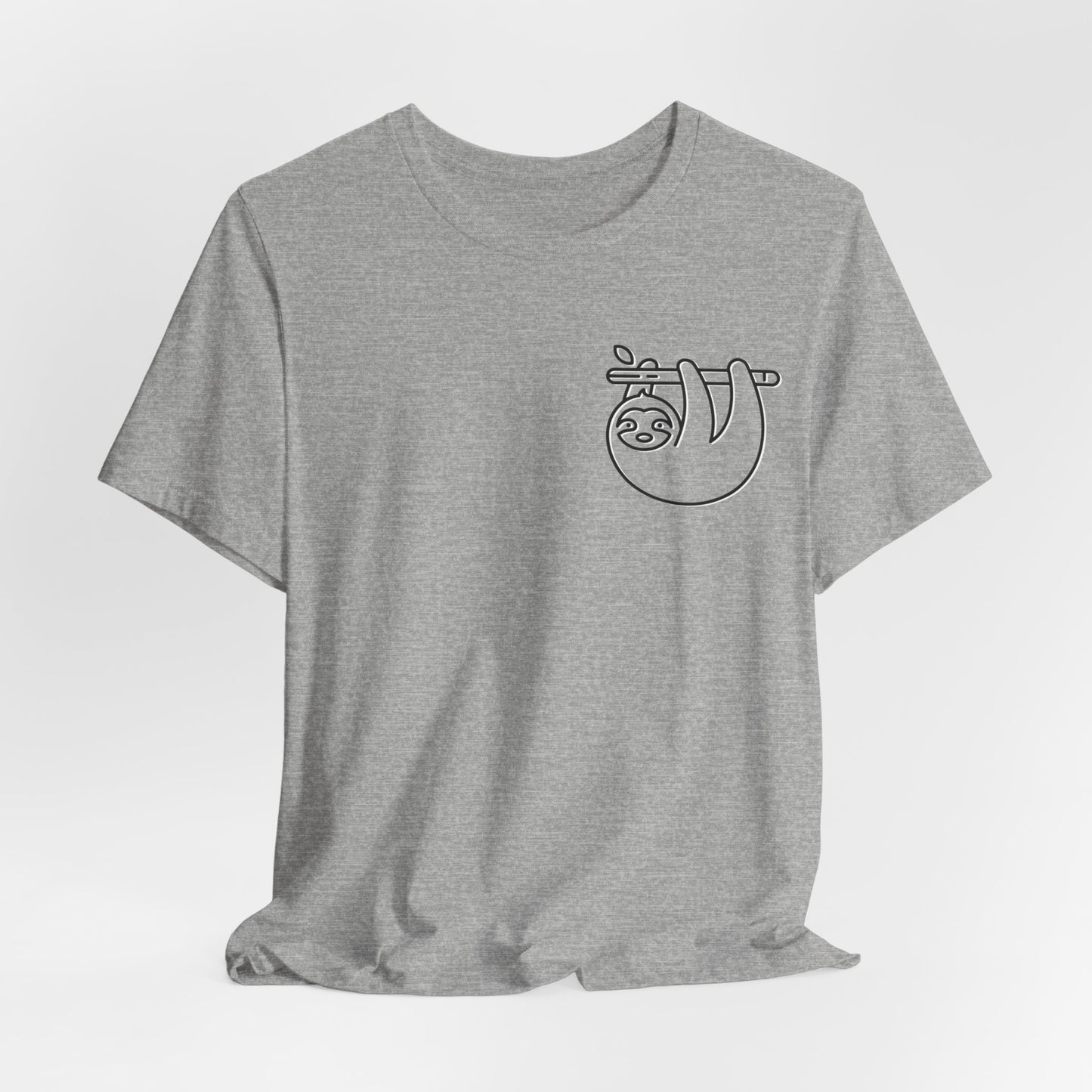Sloth Print Men & Women T-Shirt