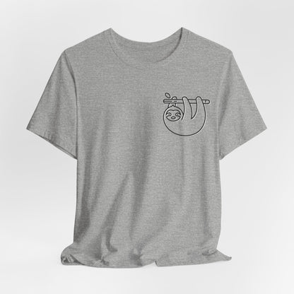 Sloth Print Men & Women T-Shirt