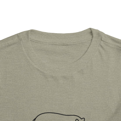 Hippo Print Toddlers T-Shirt