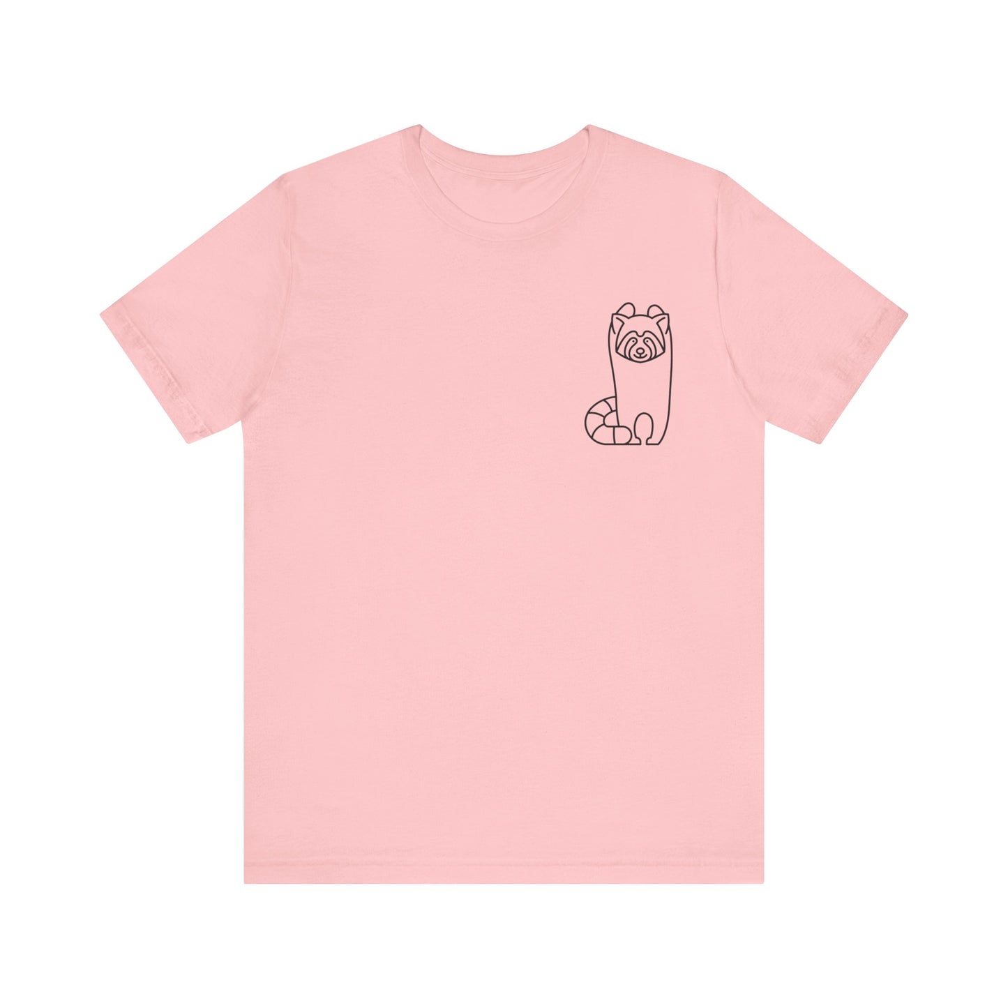 Standing Red Panda Print Men & Women T-Shirt