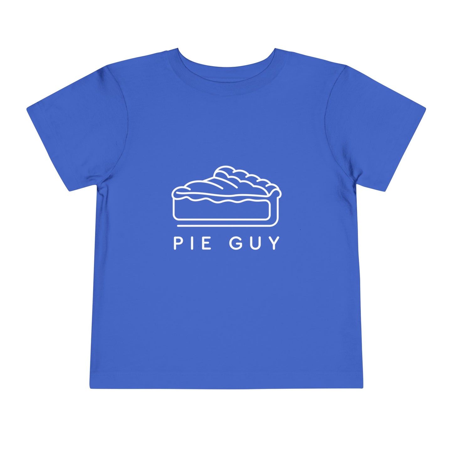 Pie Guy Print Toddlers T-Shirt