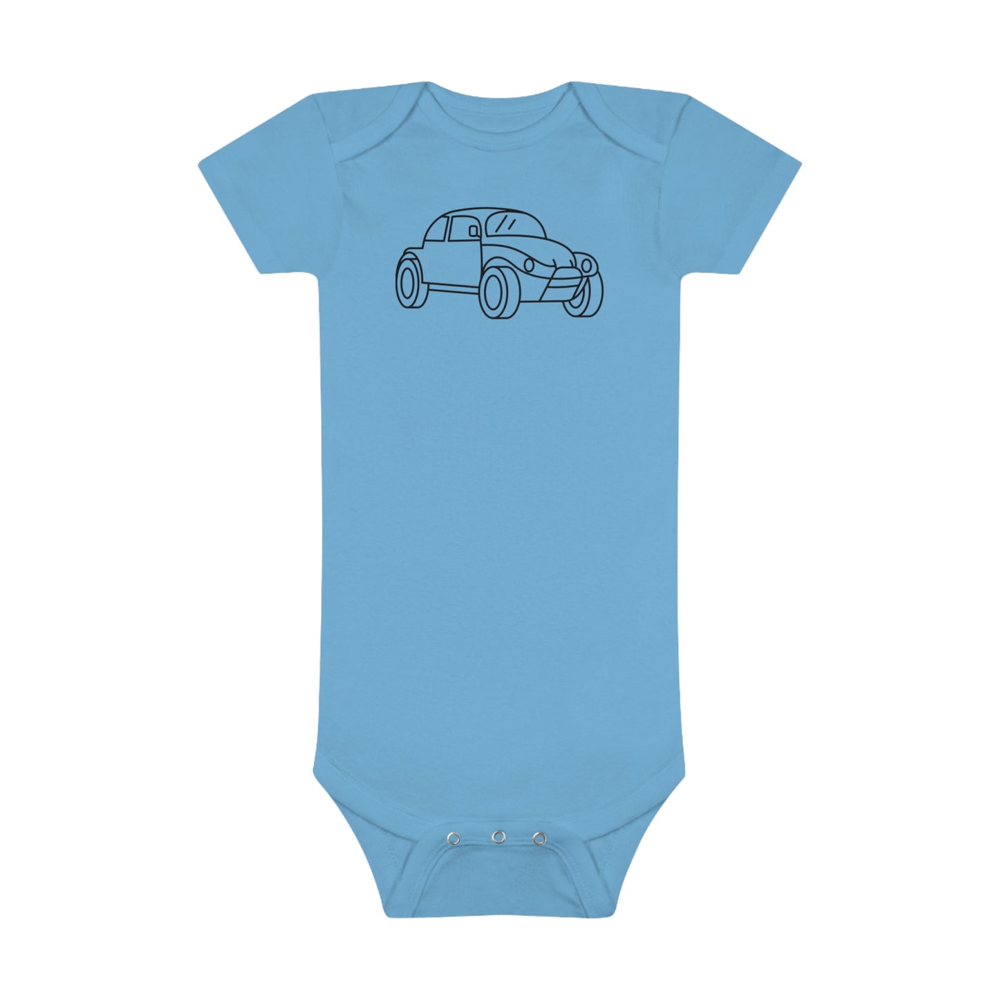 Baja Bug Print Baby Onesies