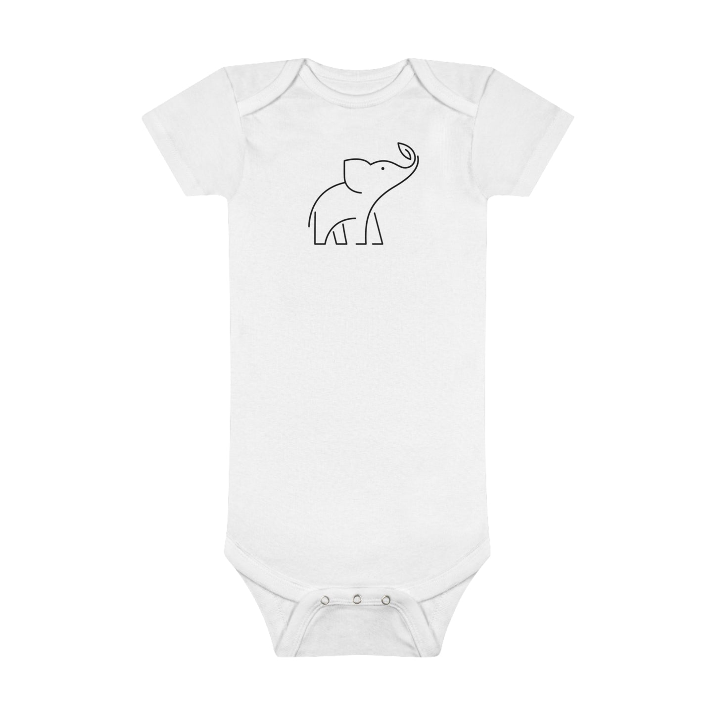 Elephant Print Baby Onesies