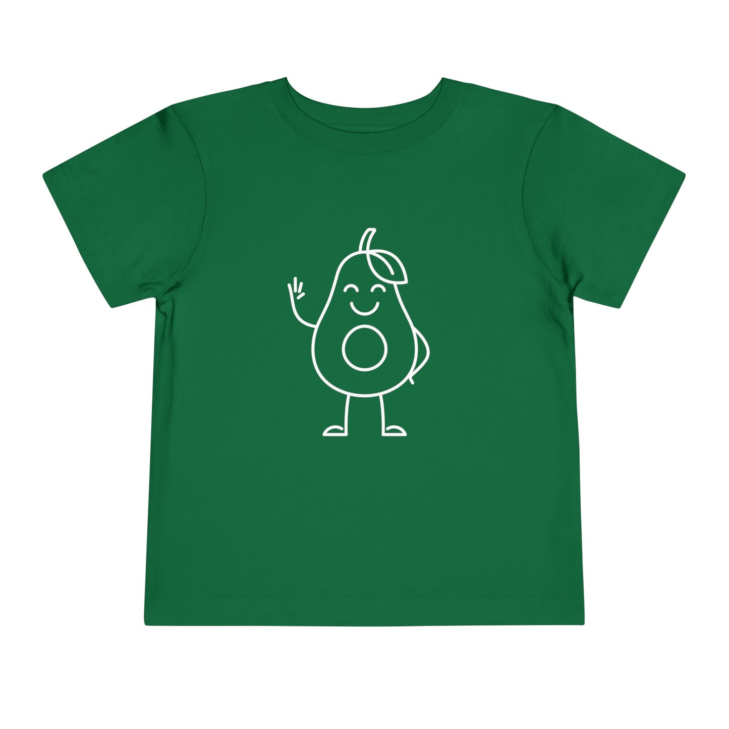 Happy Avocado Print Toddlers T-Shirt