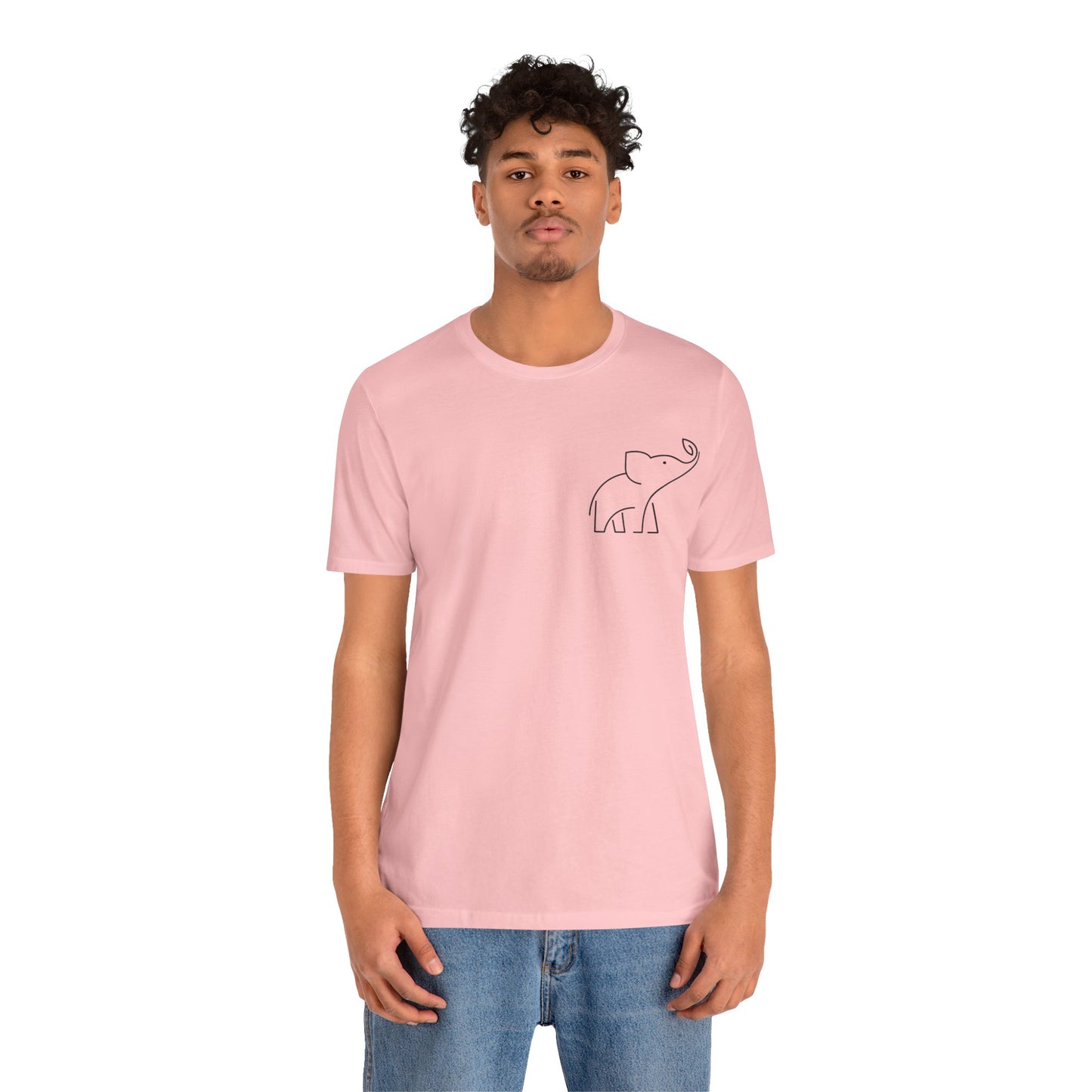 Elephant Print Men & Women T-Shirt