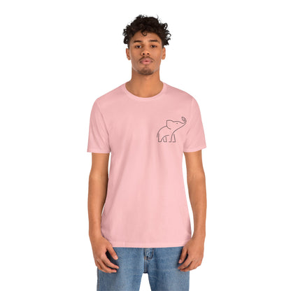 Elephant Print Men & Women T-Shirt