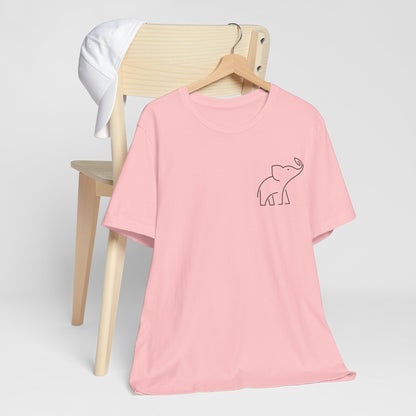 Elephant Print Men & Women T-Shirt