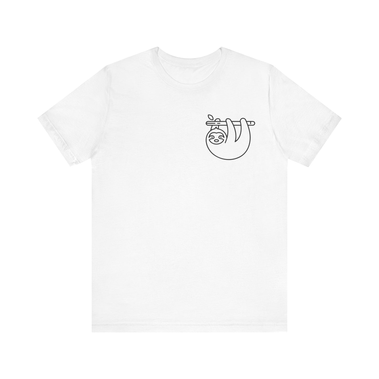 Sloth Print Men & Women T-Shirt